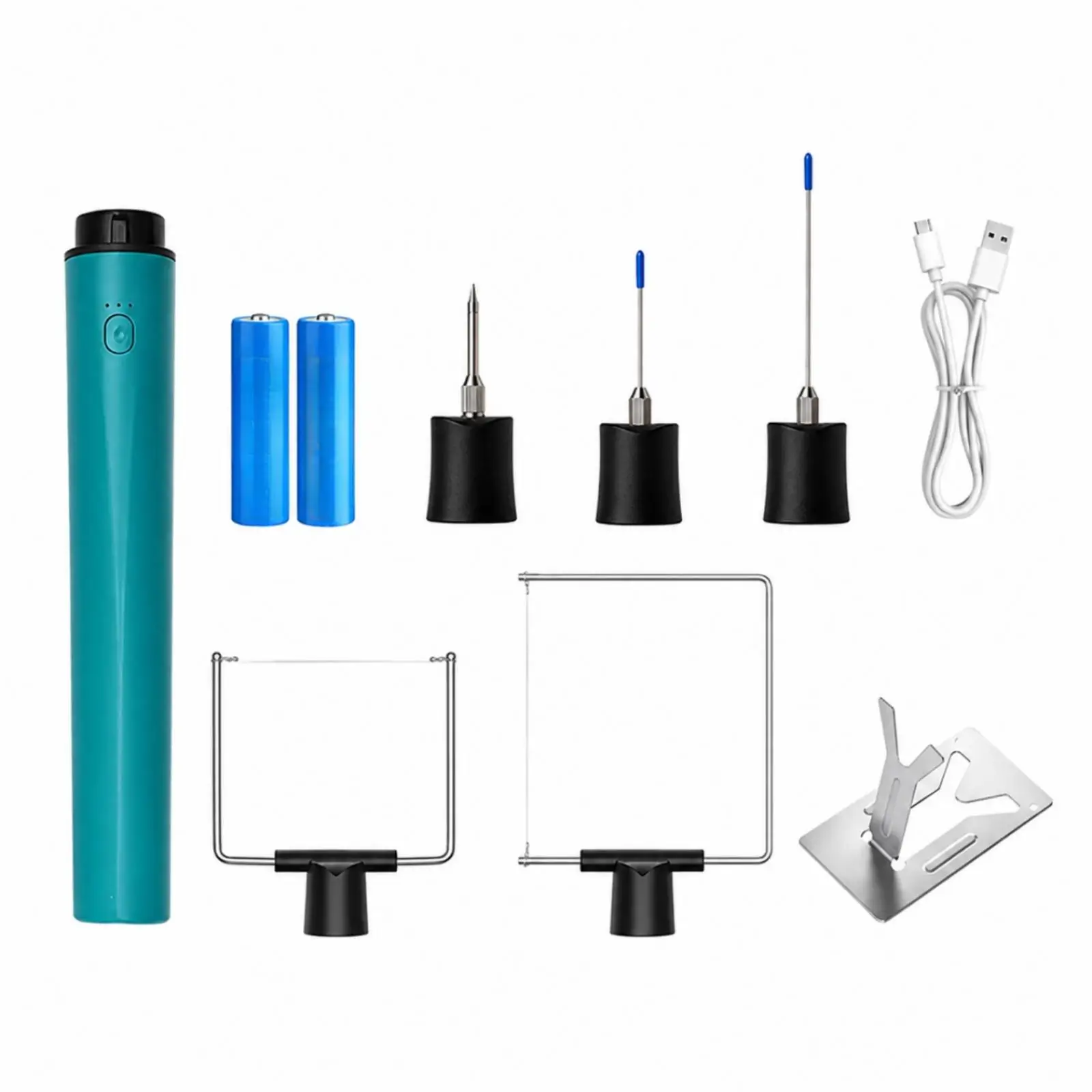 Portable Hot Wire Foam Cutter Pen Stainless Steel Tip for Sculpting Foam High Density EVA DIY Model School Art Projects