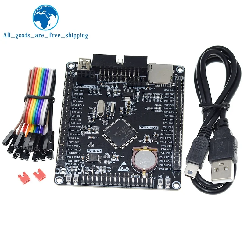 Imagem -02 - Placa de Desenvolvimento Stm32f407vet6 Cortex-m4 Stm32 Aprendizagem do Sistema Mínimo Board Arm Núcleo Board