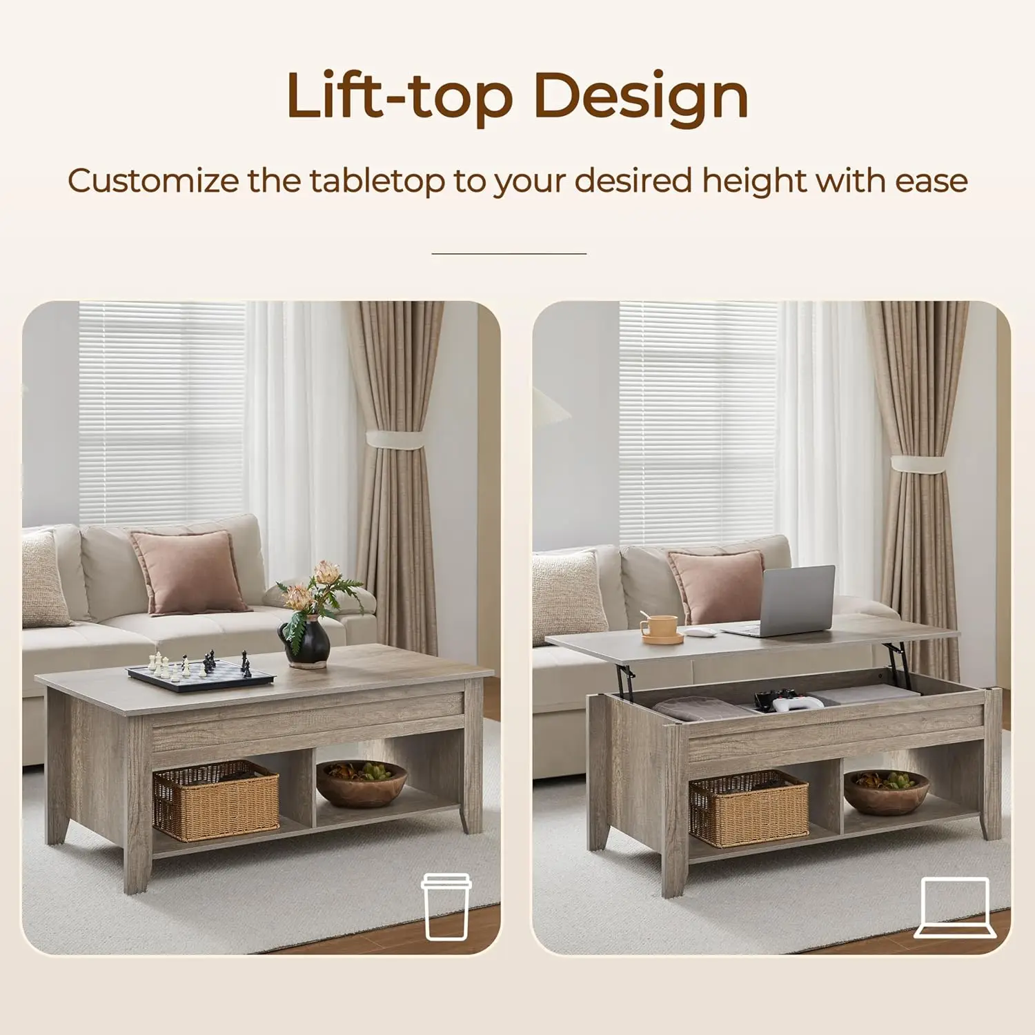 Thumbnail 4 - #18 Cheap Lift Top Coffee Tables Worth Buying