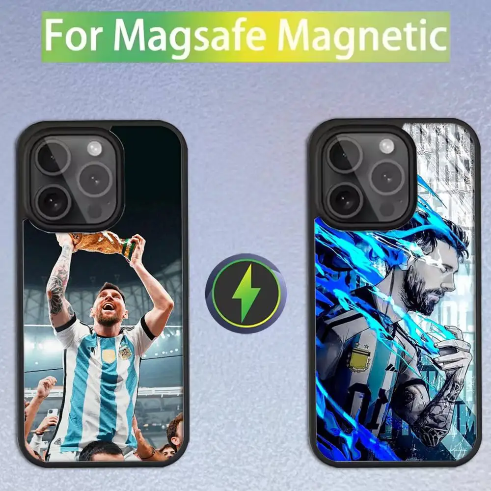 

M-MessiS-I Phone Case For iPhone 16,15,14,13,12,11,Pro,Max,Plus,Mini,SE Magsafe Magnetic Wireless Charging