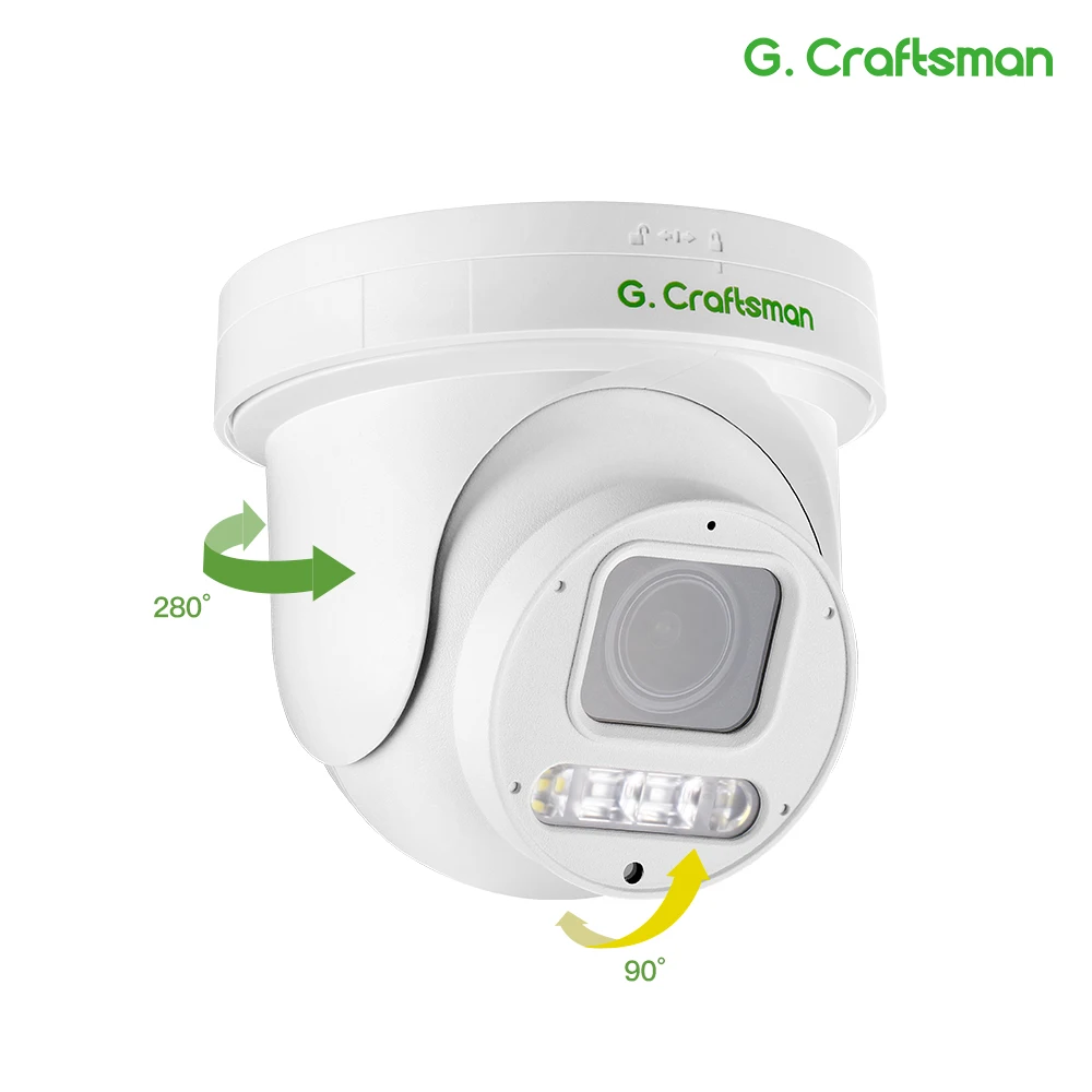 RU G.Craftsman 5X POE PTZ 2,7-13,5mm Zoom 8MP 5MP SONY Audio RTMP vigilancia seguridad AI LED vídeo CCTV