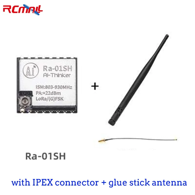 Módulo RF sem fio LoRa, Ra-01SH, chip SX1262, 868 MHz 915MHz