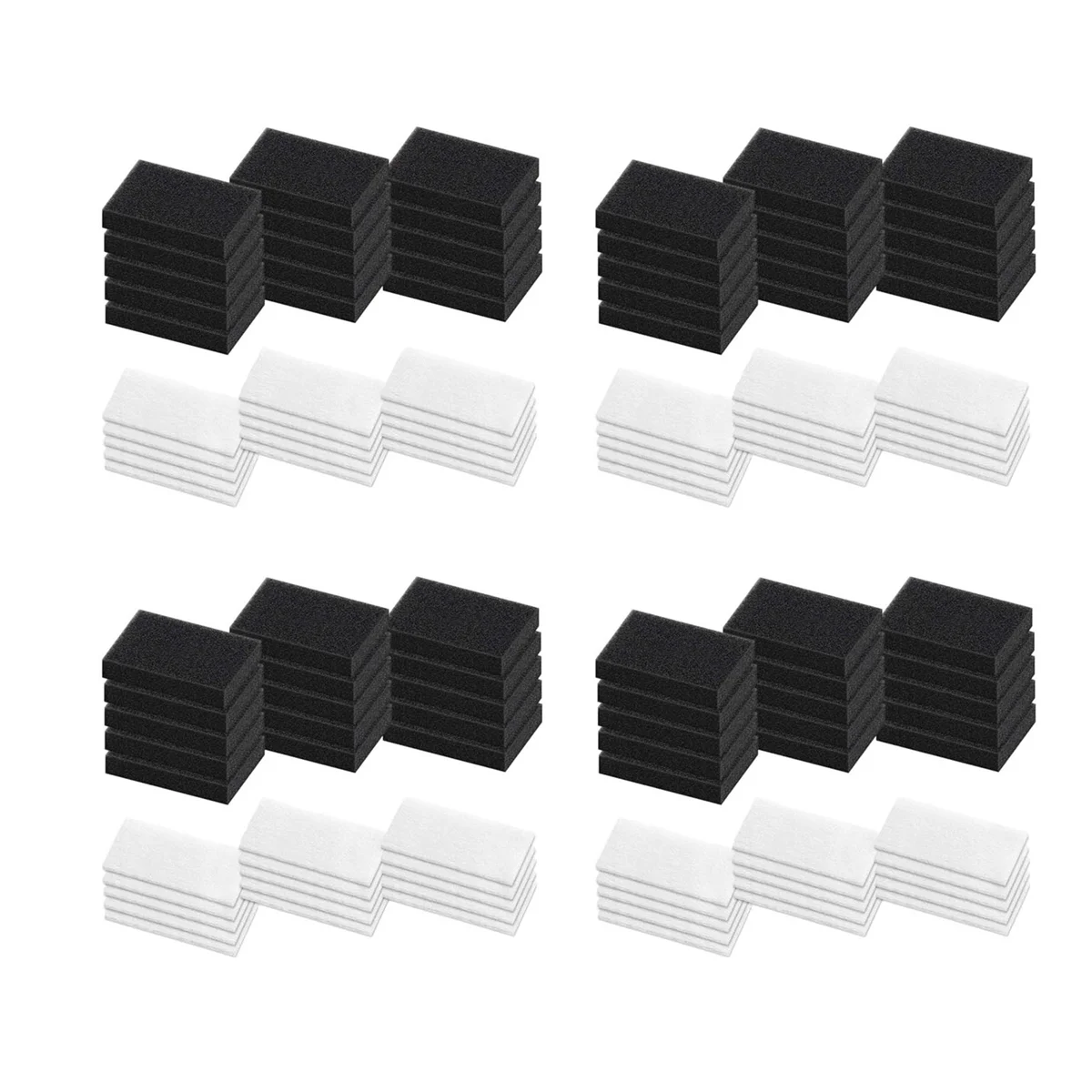 مرشحات AT42 200 قطعة CPAP لمرشح الرغوة الممتاز والمرشحات فائقة الدقة من سلسلة M