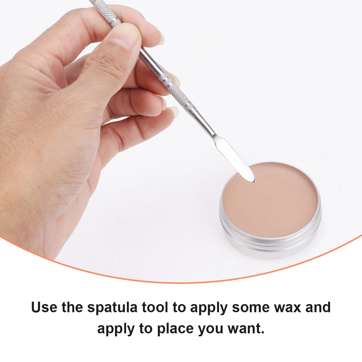 แต่งหน้าฮาโลวีนชุดขี้ผึ้งผิวพิเศษเครื่องมือภาพวาด Stubble ผ้าฝ้ายพลาสติก Modeling WAX บาดแผลที่สมจริง