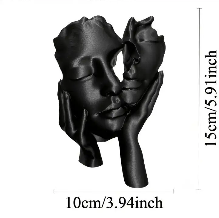 1 Piece Abstract Embrace Sculpture, Warm Hug Statue, Suitable for Home Decoration, Modern Art Wedding Anniversary Gift, Symboliz