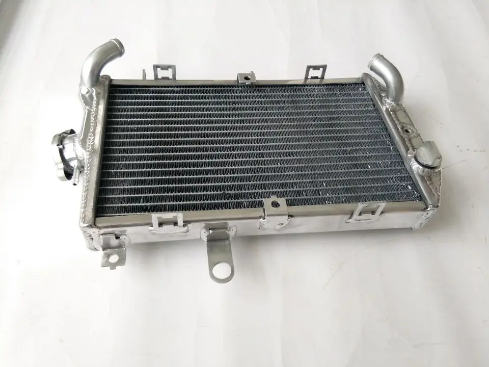 For 2003-2017 Suzuki Burgman 650 AN650 AN650A AN650Z Aluminum Radiator Cooler Cooling Coolant 2003 2004 2005 2006 2007 2008 2009