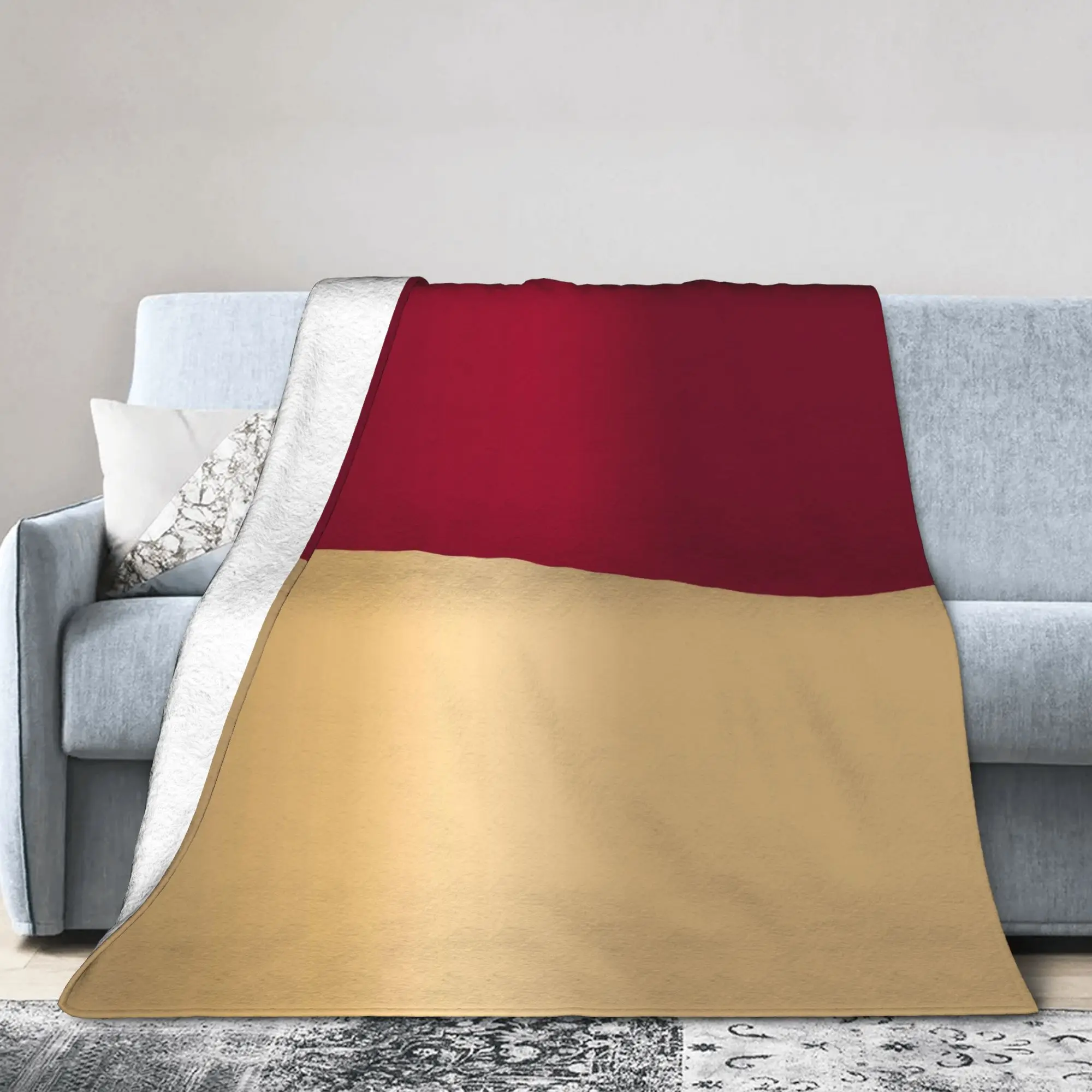 Custom Unique Peppers Print Blankets Warm Flannel Vintage Dr. Soda Est Throw Blanket for Home Sofa Office Travel