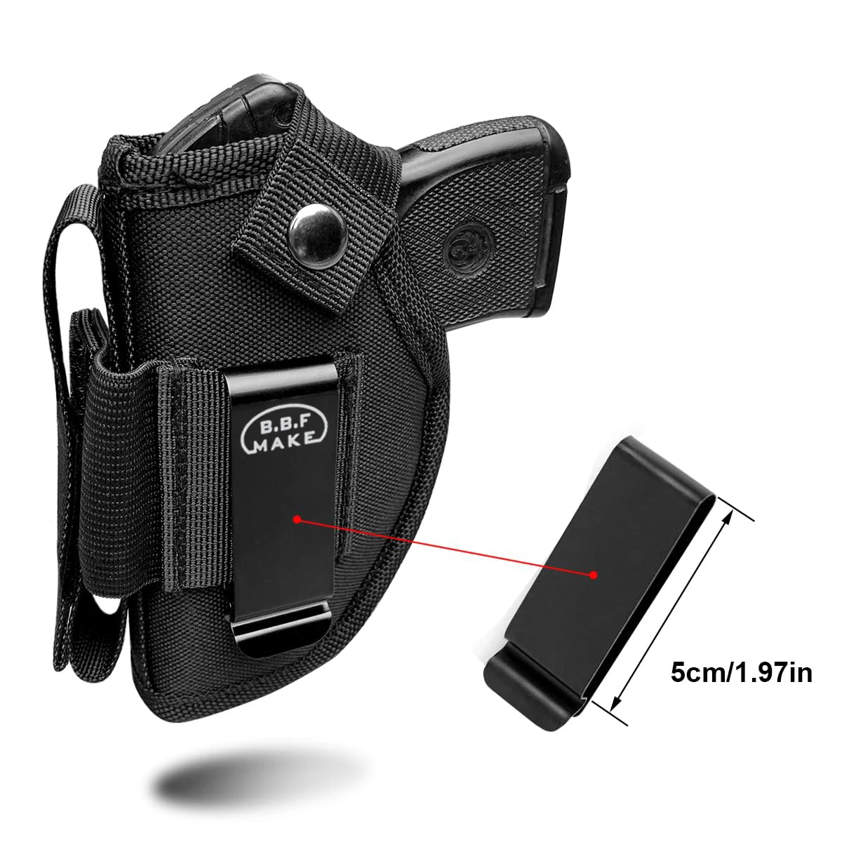 IWB/OWB Gun Holsters for Small Pistols: Ruger LCP 380, LCP MAX, LCP II- Sig Sauer P365 P238- Walther PPK 380, CCP- S&W Bodyguard