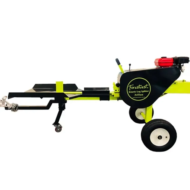 

【Hot】34T 6.5HP Petrol Kinetic Log Sp Fast Firewood Log Wood Sp oline Log Splitting Machine