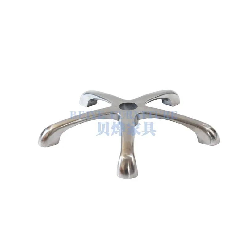 Office Chair Base Replacement Kit with Tray, Gas Lift Cylinder, 240 mm Aluminum Star Base and Casters, 8x8 or 10x10 Hole Mount