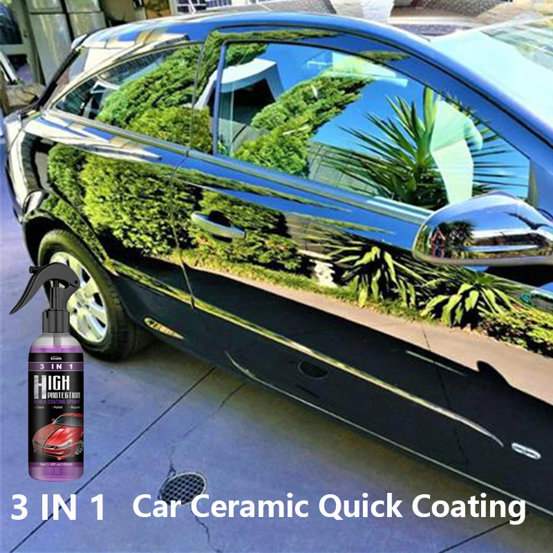 Espray de recubrimiento rápido de cerámica para coche, Nano hidrofóbico, limpiador de pintura, reparación, protección de pintura, cera, accesorios