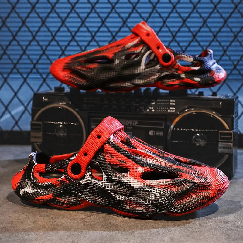 

Мужские сандалии, камуфляжные мужские тапочки, мягкие парные тапочки из ЭВА, нескользящая легкая пляжная обувь, новая мужская обувь, горячая распродажа