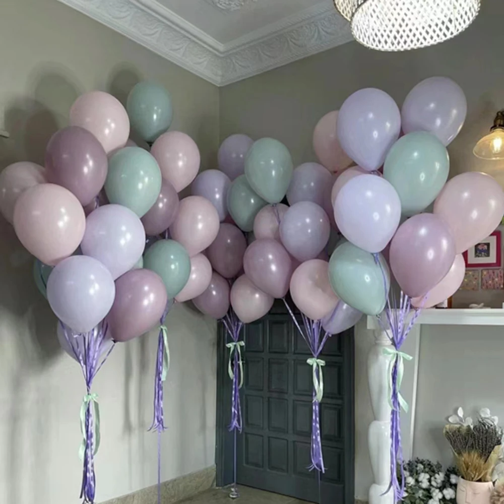 

20 шт., 10 дюймов, латексные воздушные шары для девочек