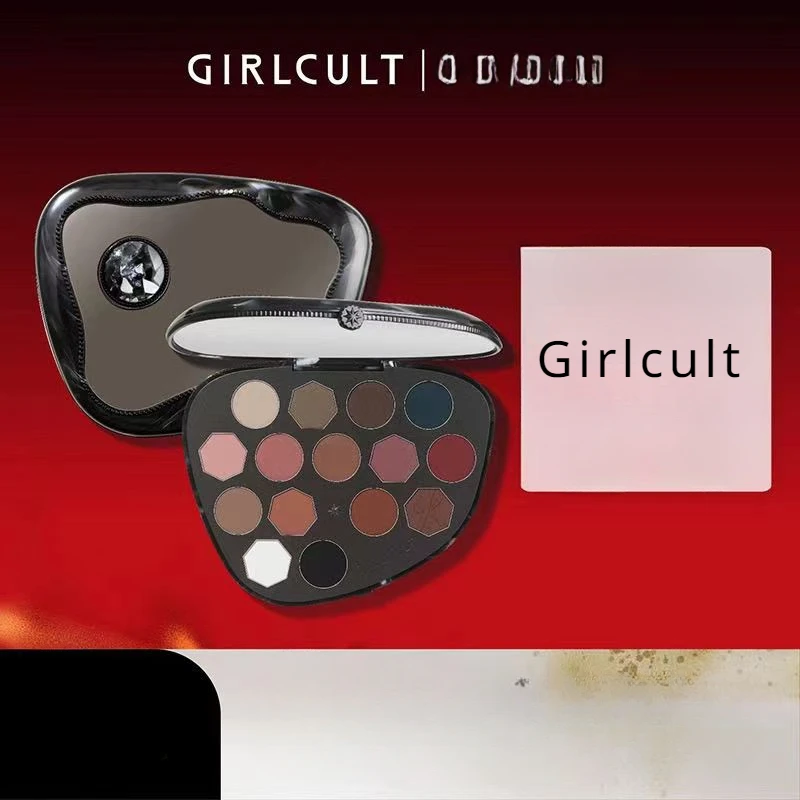 Girlcult 15 kolorów paleta cieni do powiek Chameleon Shimmer Matte Eye wegańskie zestawy do makijażu kosmetyki pełny zestaw