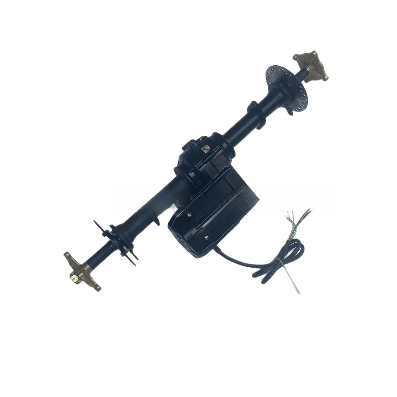 DIY modified four-wheel electric kart accessories differential shaft drive 48V1000w motor rear axle 90cm total length