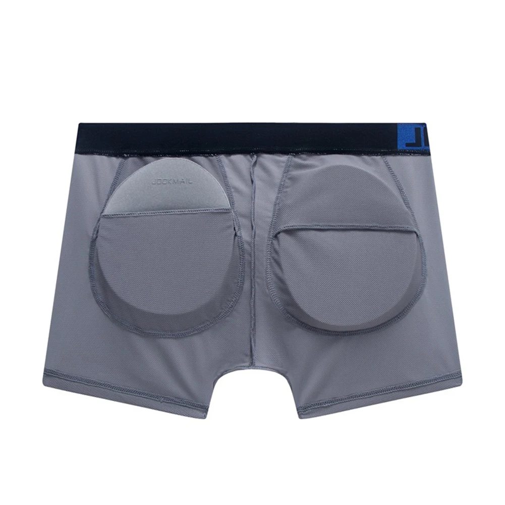 Mens Sexy Sport Shorts Low Waist Briefs Bulge Pouch Panties Male Butt Lift Underwear Seamless Elastic Underpants Calzoncil