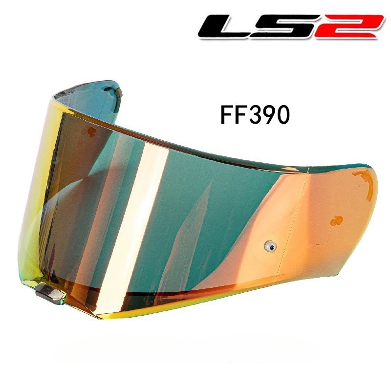 Helmet lens For LS2 FF390 Full helmet exclusive High definition transparency Colored silver plated brown lenses Genuine