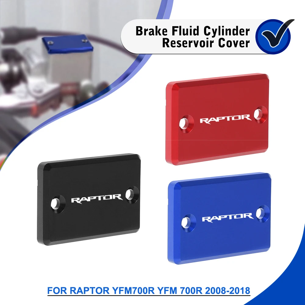 

For Yamaha RAPTOR 700R 125 250 GRIZZLY 700 550 YFZ450R KODIAK 700 Front Brake Reservoir Fluid Cover Guard Protector Motorcycle