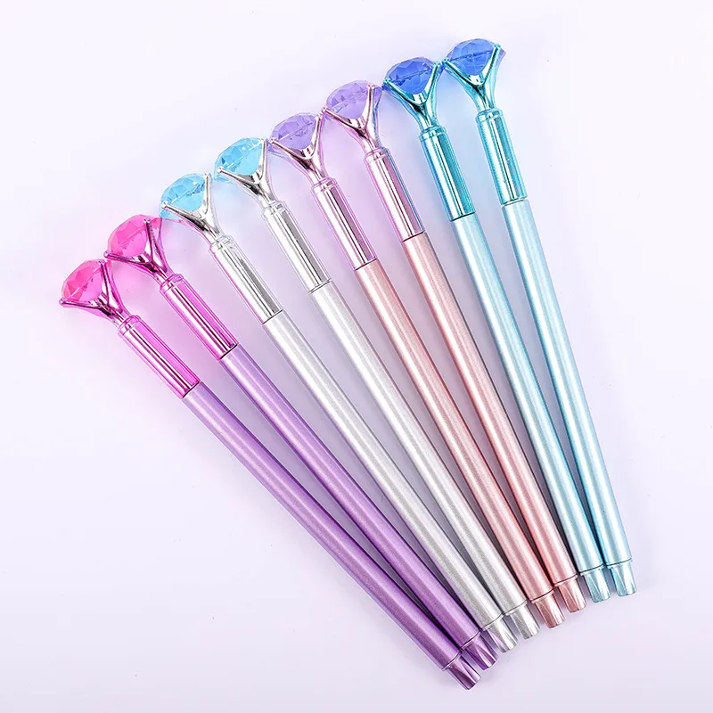 

24PCS wholesale Japan and South Korea's new boxed rose diamond gel pen black ink stationery pen 0.5mm