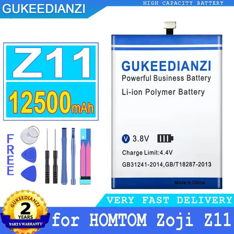 

Надежный аккумулятор емкостью 12500 мАч для мобильного телефона Homtom Zoji Z11
