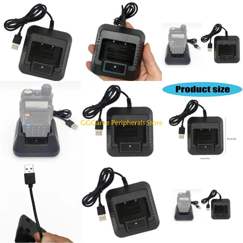 

U55B Rapid Charging ABS USB Adapter Suitable For Two Way Radios Universal Compatibility Portable Electronics Power Solution