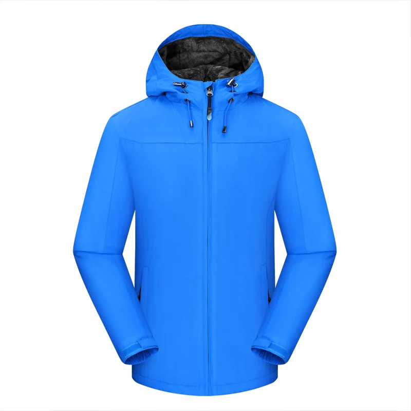 Men's Jacket Autumn And Winter Fleece Thickened Warm Trench Coat Medium And Long Casual Jacket Men Autumn Fashion