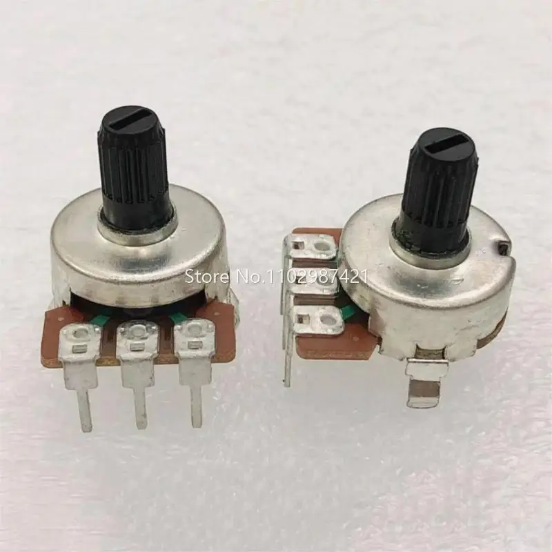 2 Piece E3100 Computer Speaker Amplifier Volume Adjustment Potentiometer 6Pin 3Pin A10K B50K A103 B503 Flower Shaft 11MM/15MM