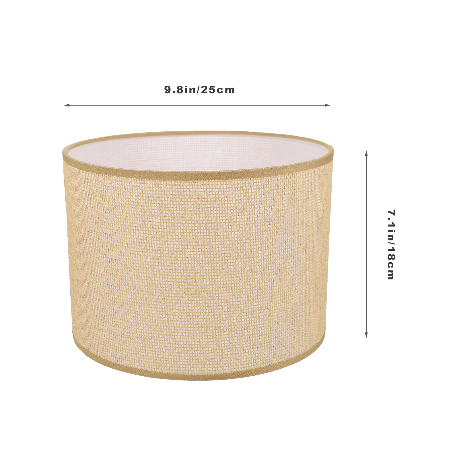 Replacement Lamp Shade Linen Cloth Lampshade for Desk Table Light Cover Floor Ceiling Lamp Bedroom Light Shades for Ceiling
