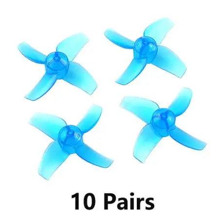 12 paia Happymodel 40mm 4 pale elica PC puntelli 1.0mm foro CW CCW per Mobula7 Mobula 7 FPV Racing Drone Quadcopter