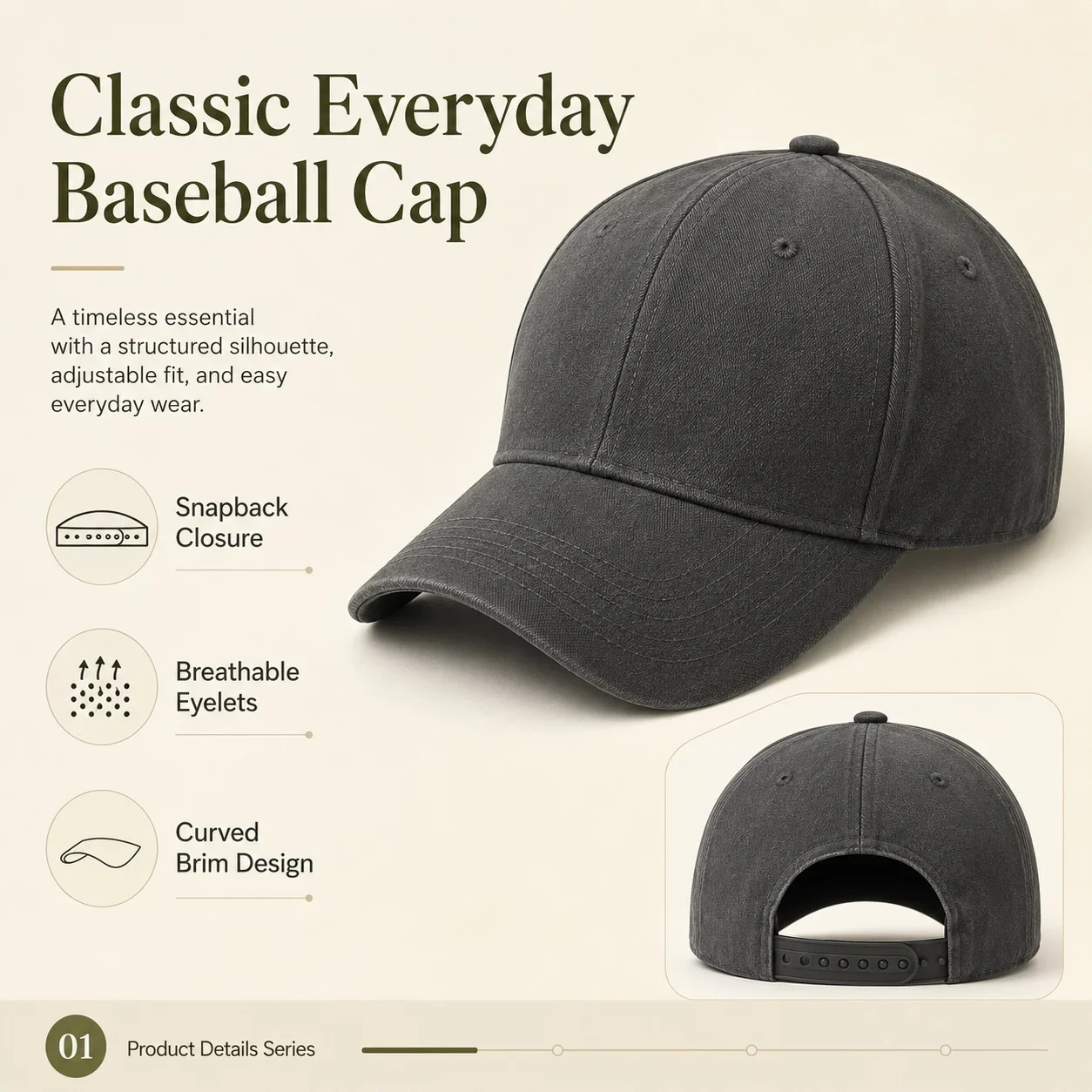 Men'S Gothic Skull Wing Baseball Cap With Arched Window Cross-Victorian Gothic Snapback Cap, Suitable For Costume Parties
