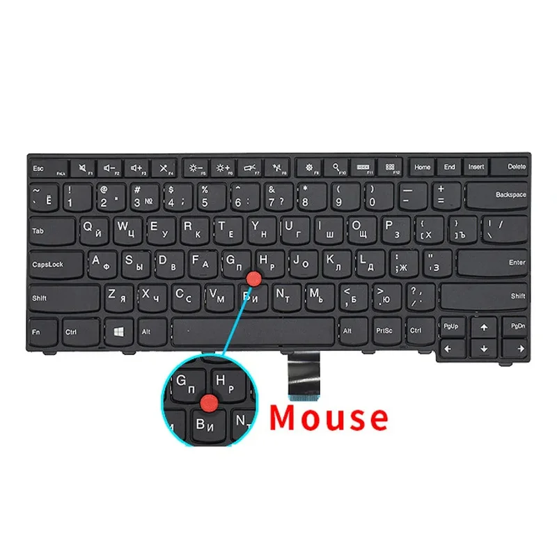 Russian Spanish Backlit Keyboard for Lenovo ThinkPad E431 E440 L440 T431s T440 T440S T440P L450 T450 CS13T 0C43954 04X0149