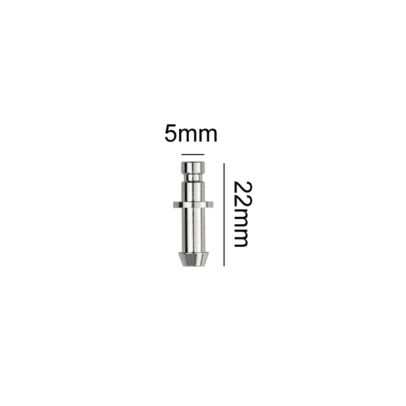 Adaptador de tubo de mangueira de ar, peça de metal, conector cônico, acessório para bp, esfigmomanômetro, medidor de pressão arterial, manguito de monitor de paciente