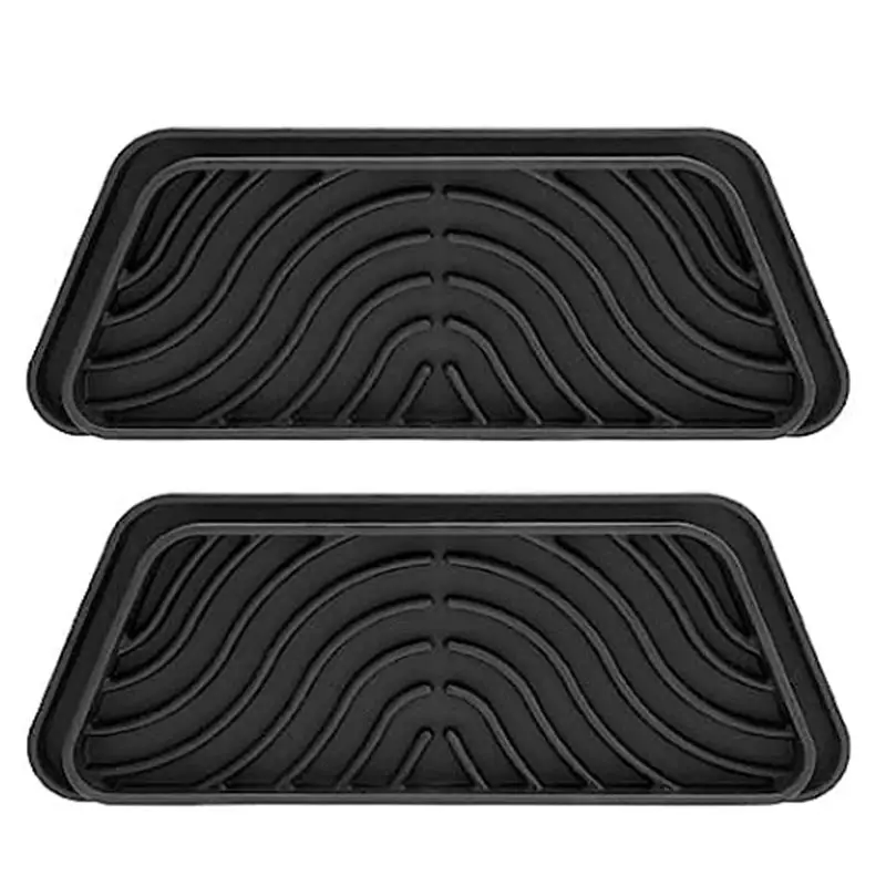 A75K 2PCS Refrigerator Drip Catcher, Refrigerator Drip Tray for Water Tray,Fridge Water Dispenser Drip Tray Trapezoid