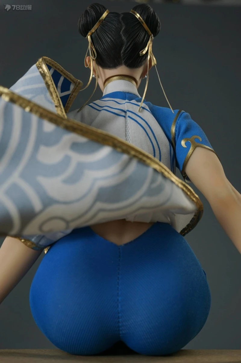 STAR MAN 1/6 Chun-Li MS-011 Female Fighter Blue Cheongsam Version