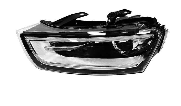 For Audi Q3 2013-2015 Headlamp Sub-Assembly, Front Headlight Half Assembly Auto Head Lamp Housing Module Replacement