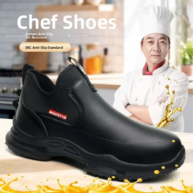 chaussures-de-travail-antiderapantes-pour-chef-resistantes-a-l'huile-impermeables-pour-hommes-et-femmes-a-enfiler-sans-embout-en-acier-protection-du-travail