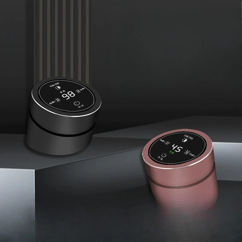 

Light luxury desktop dimming knob screen display value accurately adjusts light color temperature and brightness