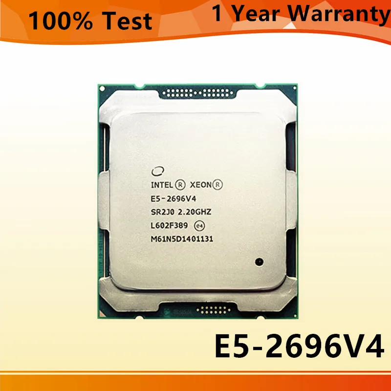 インテル Xeon E5-2696V4 2.2GHz 22コア 44スレッド 55M 14NM E5 