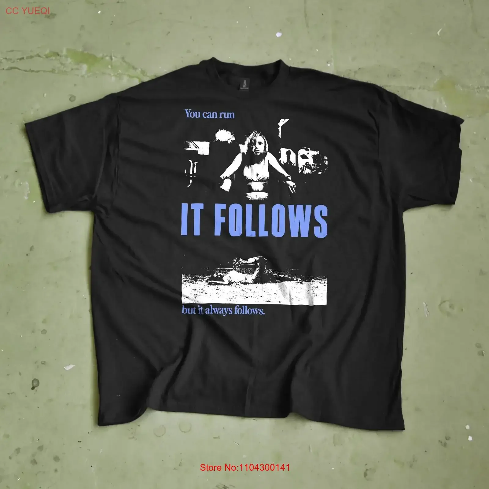 It Follows T Shirt Modern Horror Cult Classic Movie Film vintage Washed Stretched fashion Comfortable designer clothes homme