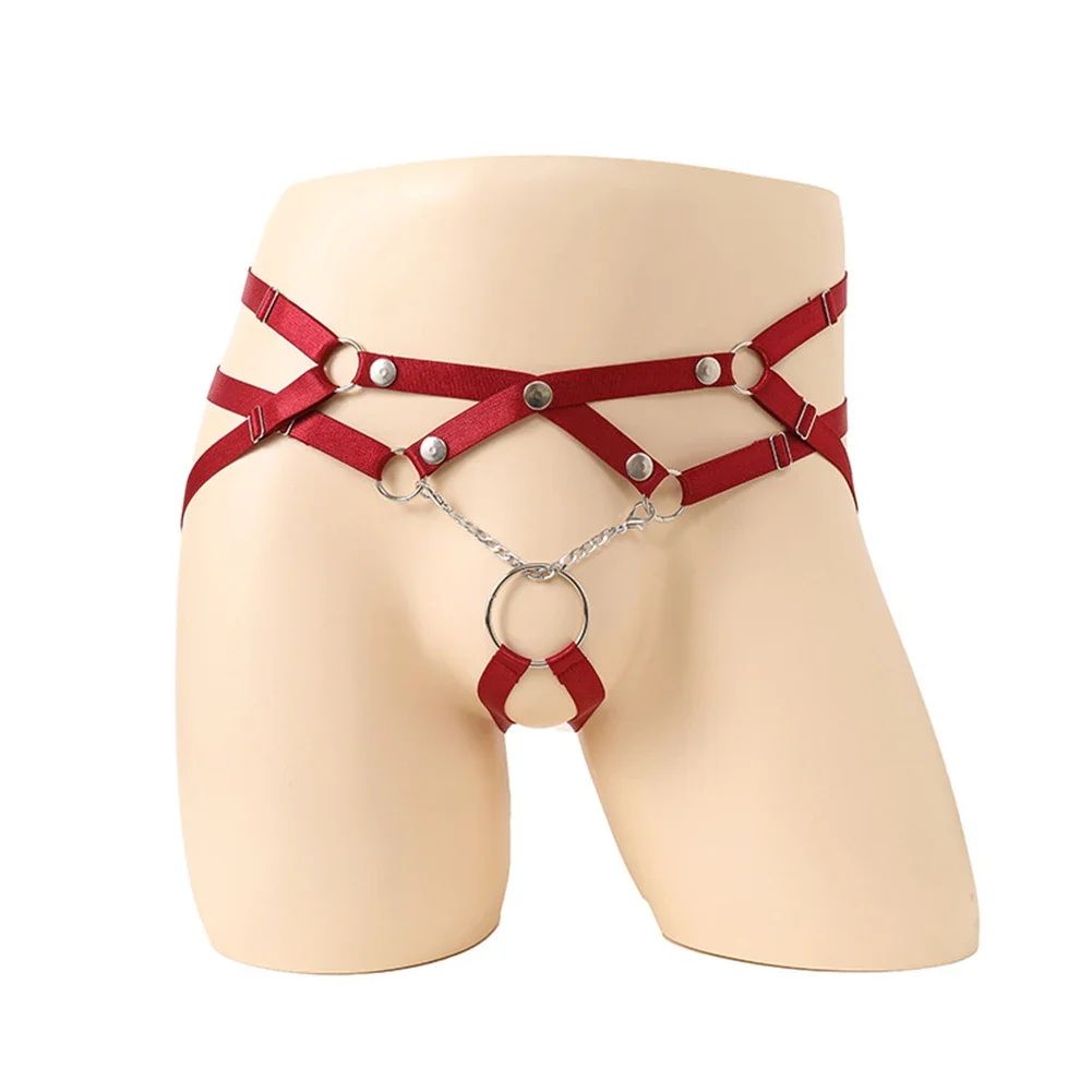 

Mens Sexy Open File T-Panties G-string Thongs O-ring Beaded Jockstrap Male Bikini Hombre Lingerie Underwear Sissy Briefs Strap