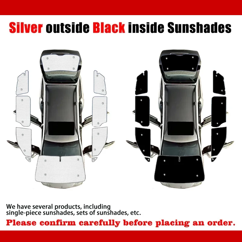 For Toyota Sienna XL40 Accessories XL30 2011~2020 LC150 FJ150 Car Window Visor Windshield Sun Coverage Covers Anti-UV Sunshades