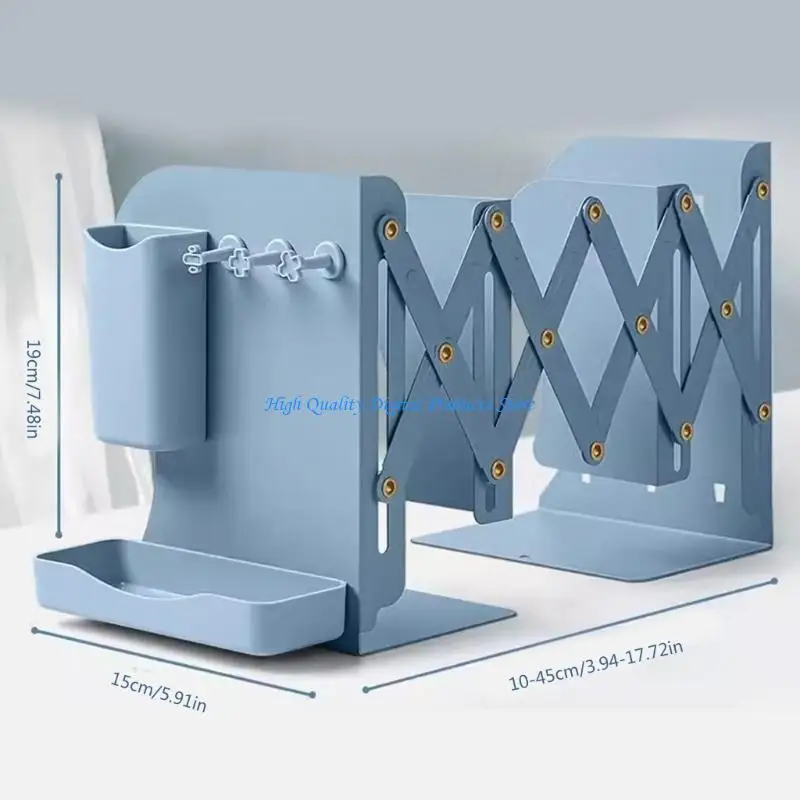 U2JE 4-in-1 BookEndとPen Stand、多目的ブックエンドマガジンブックホルダー