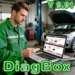 Diagbox Version 9.91 Lexia3 Car Repair Work with PP2000 Diagnostic Module Remote Coding Reset Adaptation Software VM