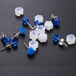 Molde de silicona para hacer pendientes, herramienta de resina epoxi artesanal, accesorios de joyería