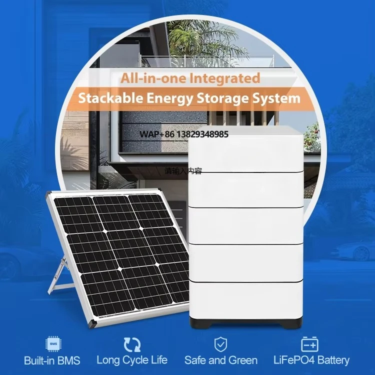 10kW All in One Stackable Energy Storage System 5kW Output 48V 200Ah LiFePO4 Battery IP65 CAN Bus Communication