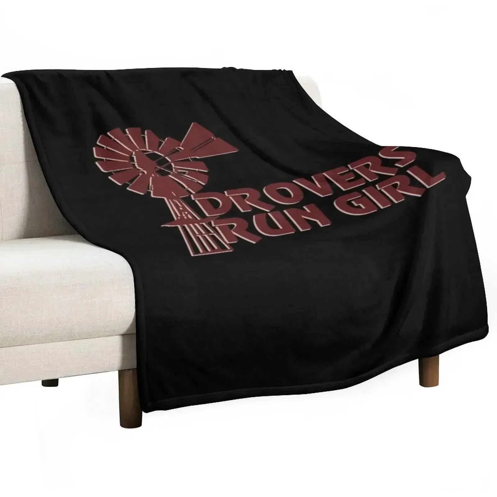 

Drovers Run Girl 37 Throw Blanket wednesday Thermals For Travel Custom Hairy Blankets