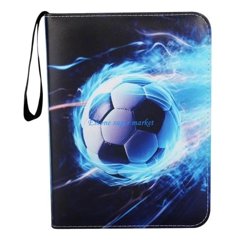 090B 400 Pocket Football Card with Zip and Handle Strap 50 Pages