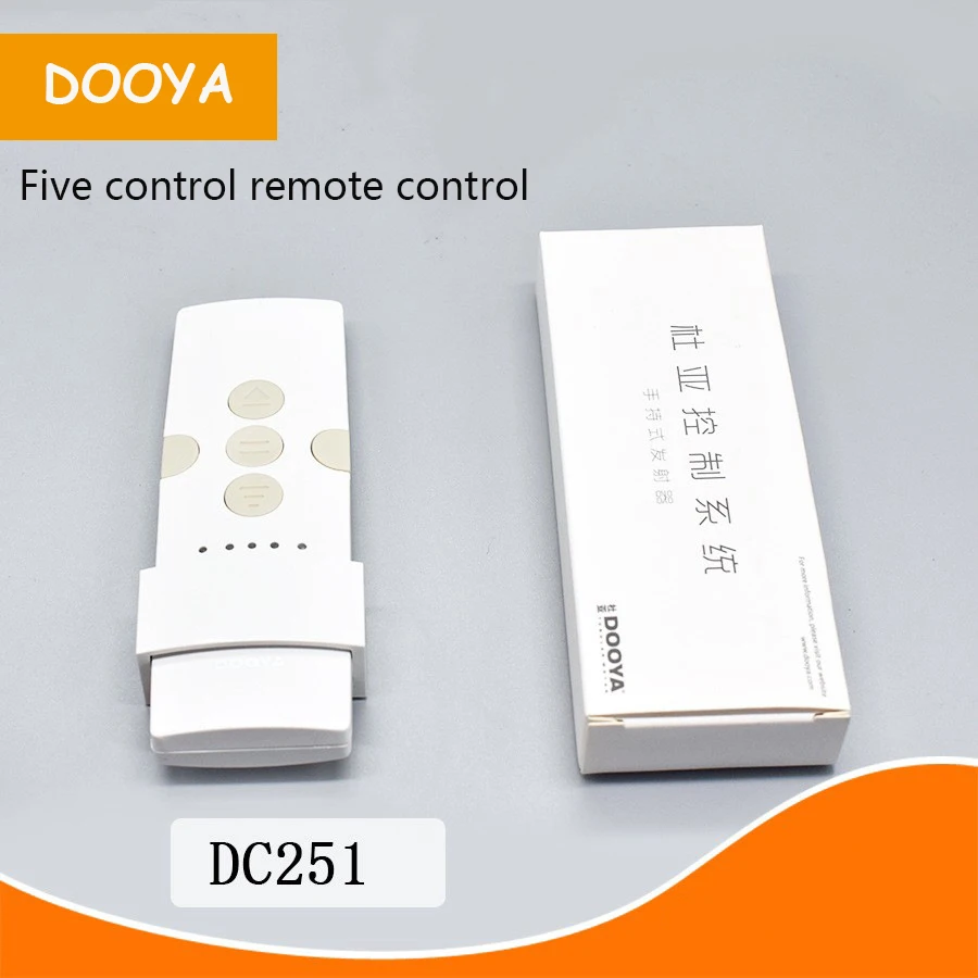 DOOYA-Control remoto de cortina eléctrica, controlador inteligente para el hogar, CINCO CANALES, Control único, Control remoto inalámbrico DC251