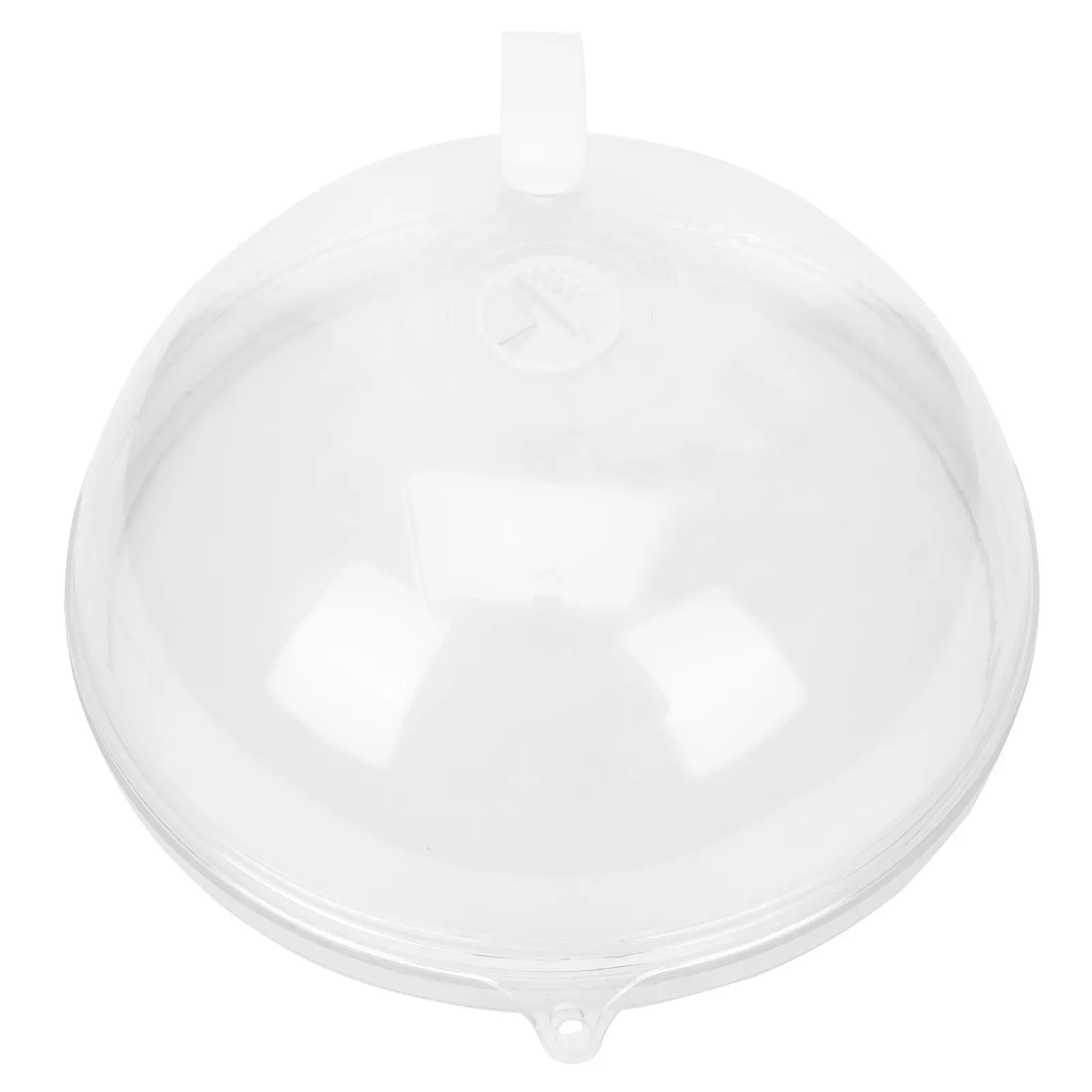 1Pcs Microwave Splash-Proof Cover Heat-Resistant Pc Transparent Food Lid Tray for Heating Preservation and Splatter Guard
