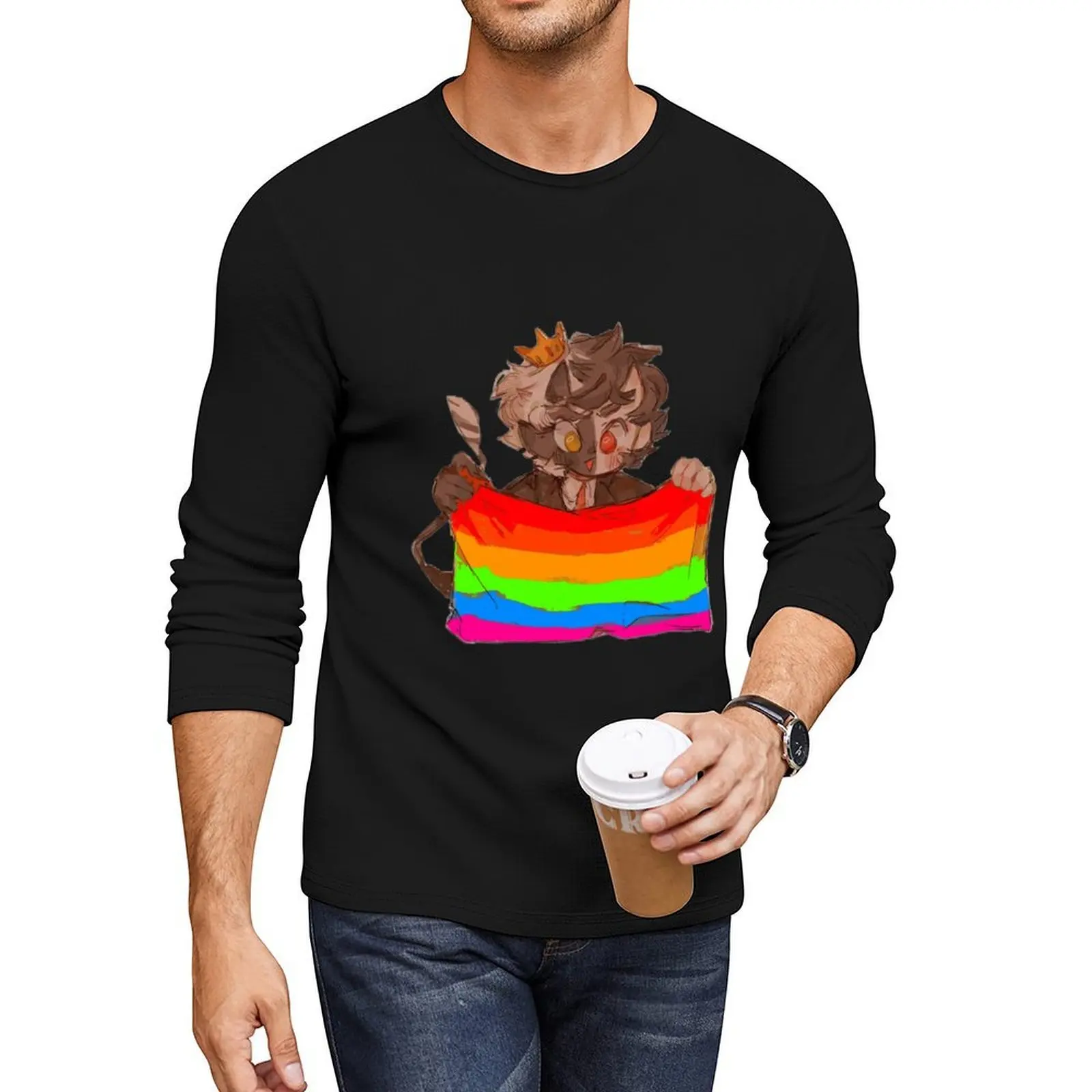 

Ranboo my beloved Long T-Shirt vintage t shirt funny t shirt t shirt man Tee Men's cotton t-shirt